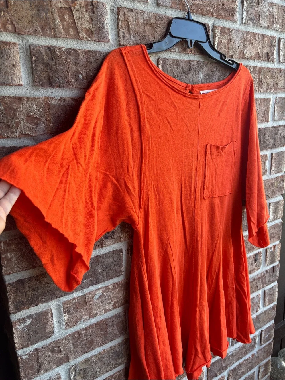Free people beach Mona Orange romper
